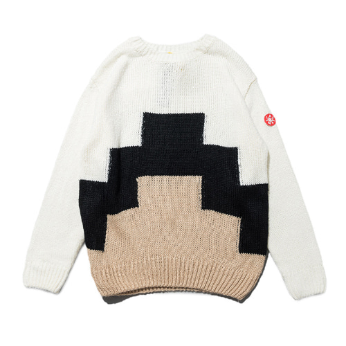 C.E 3Color Contrast Casual Knit Sweater (2241)