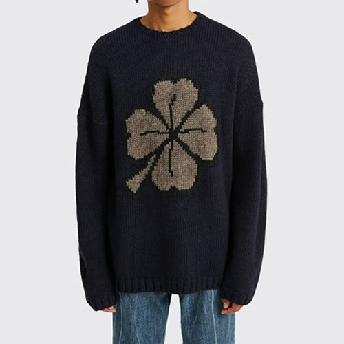 OurLegacy Four-leaf clover Jacquard Knit Sweater (2798)