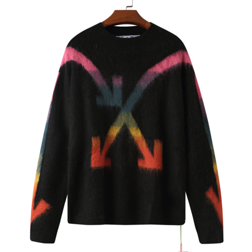 @W Color Arrow Mohair Sweater (971)