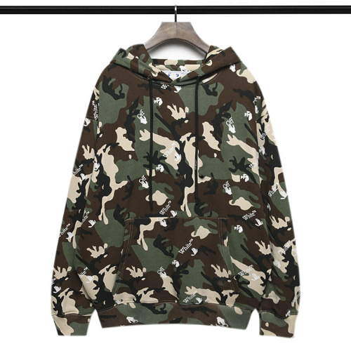 @W Camouflage Pattern Casual Hood (2307)