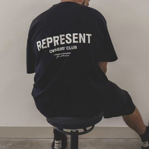 REPRESENT 4Color Letter Printing TEE (1846)