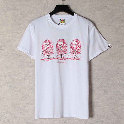 BP 2Color Cherry Blossom Head Letter Printing TEE (1970)