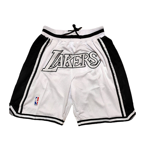 Letter Embroidery Color Contrast Basketball Short Pants (1958)