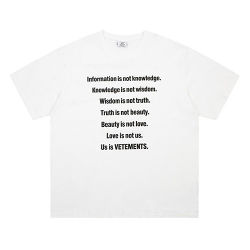 VTM 2Color Letter Printing Casual TEE (2003)