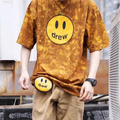 DREW Smile Logo Printing Dyed TEE (2052)