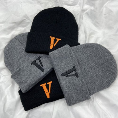 Vlone 2Color Knitted Beanie Cap (2231)