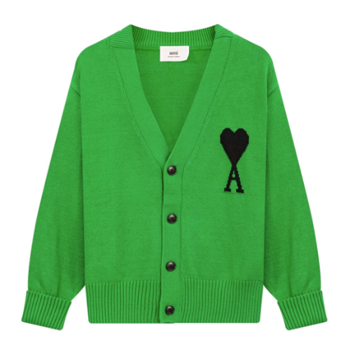 A 10Color Logo Casual Knit Cardigan (2319)