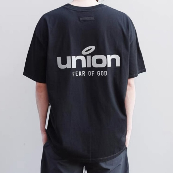 FOG 2Color Letter Printing Casual TEE (2444)