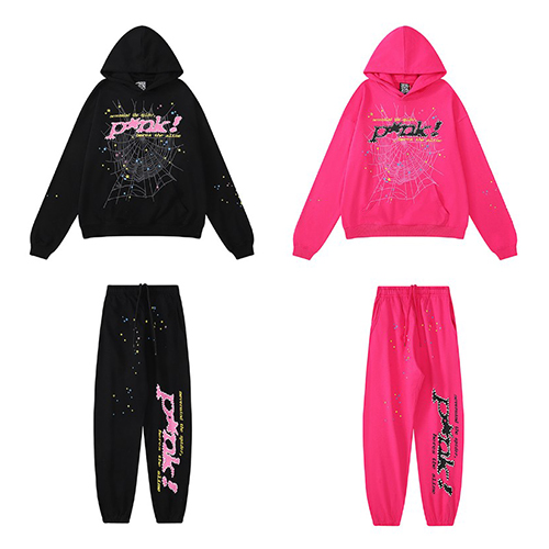 Letter Web Printing 2Color Hood &amp; Casual Pants (2607)