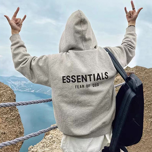 FOG Essentials 2Color Letter Printing Casual Hood (2854)