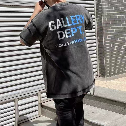 Gallery 2Color Letter Printing Casual TEE (2904)