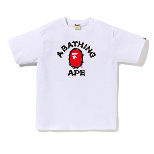 BP 2Color Red Logo Printing Casual TEE (2954)